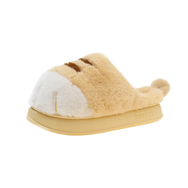BowLift | Miuvela | Cat Paw Slippers Women | Fluffy & Warm | Non-slip & Comfortable | Funny Cat Slippers for Home & Garden