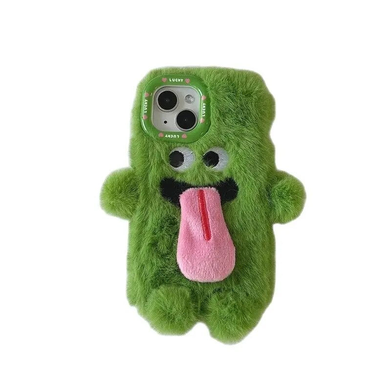 BowLift | Playful Pair Plush Monster iPhone Case