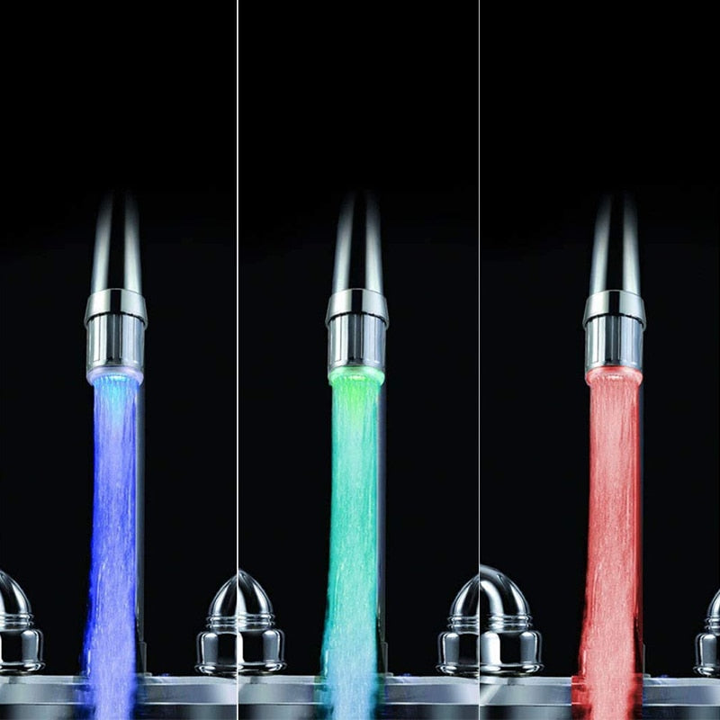 Colorful Faucet LED - AquaGlow | Bowlift