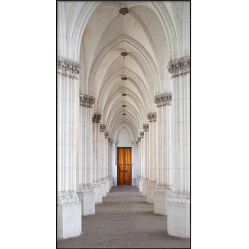 Modern Abstract Minimalist Arches Architecture Wall Art Fine Art Canvas Prints Pictures For Entrance Hall Foyer Living Room Home Office Decor | Bowlift