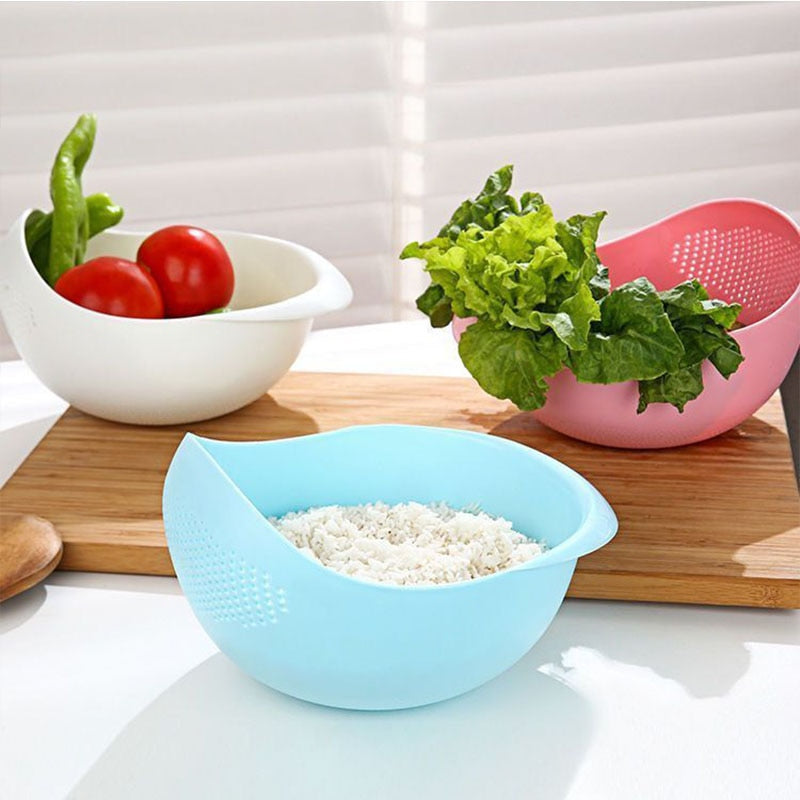 BowLift | 2in1 Easy Rice Drainer Basket