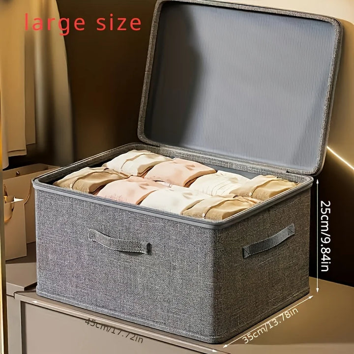 BowLift | Foldora Storage Box | Foldable & Space-Saving | With Zipper Lid