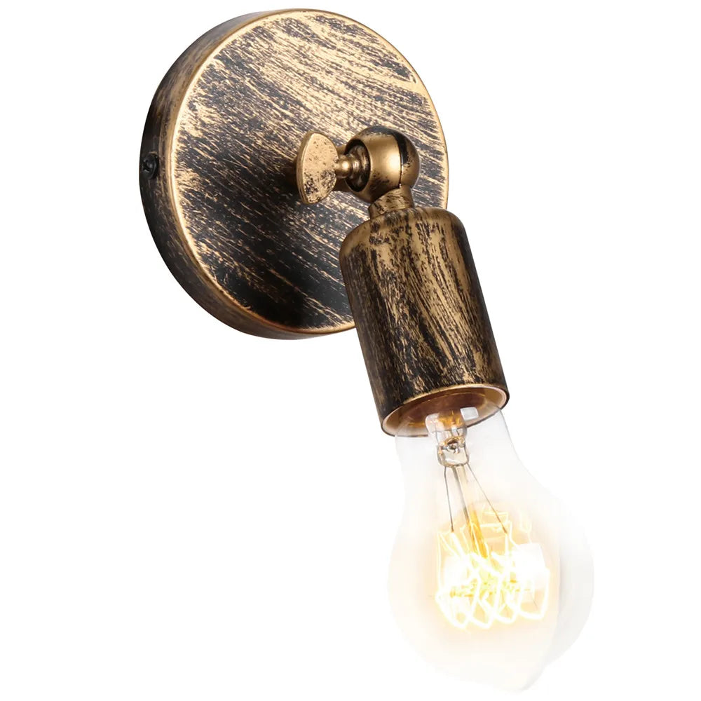 IndustrialGlow - Adjustable Retro Wall Lighting Bowlift