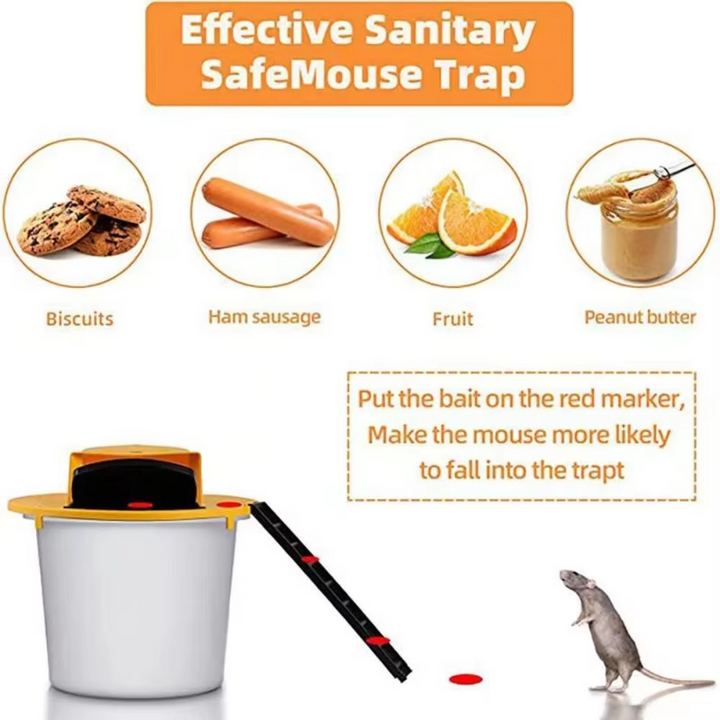 BowLift | Automatic Reset Mouse Trap for Home and Garden Pest Control