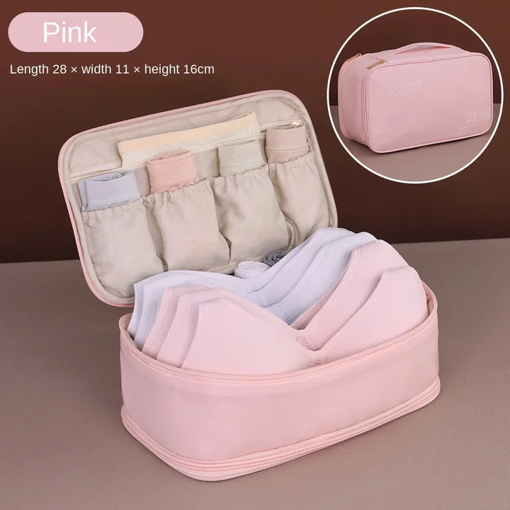 BowLift | Travella Laundry Organizer | 2 Compartments & Compact | For Underwear & Socks | Light & Sturdy