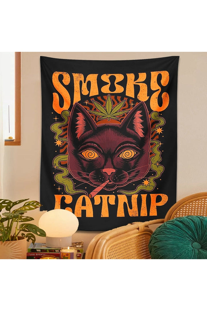 Catnip Psychedelic Tapestry | Bowlift