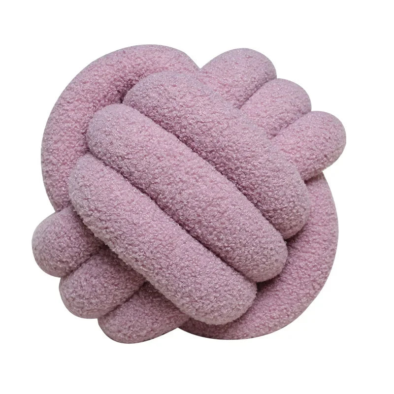 Boucle Rope Knot Ball Cushion | Bowlift