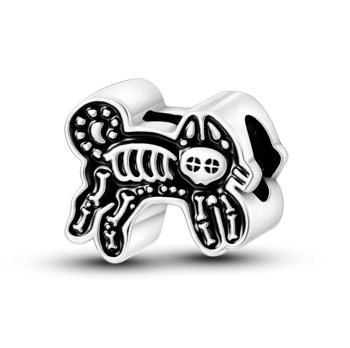 BowLift | 925 Silver Golden Leopard Charms Beads Colorful Chameleon Rhinoceros Lion Scarab Cat Pendant Compatible with Original Pandora Bracelet Jewelry
