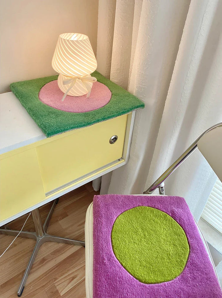 Dot in Square Block Rug | Bowlift