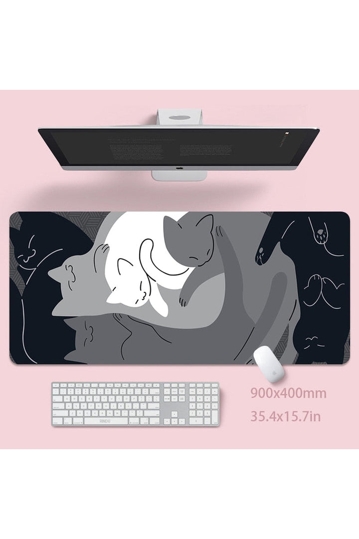 Cat large desk mat | Bowlift