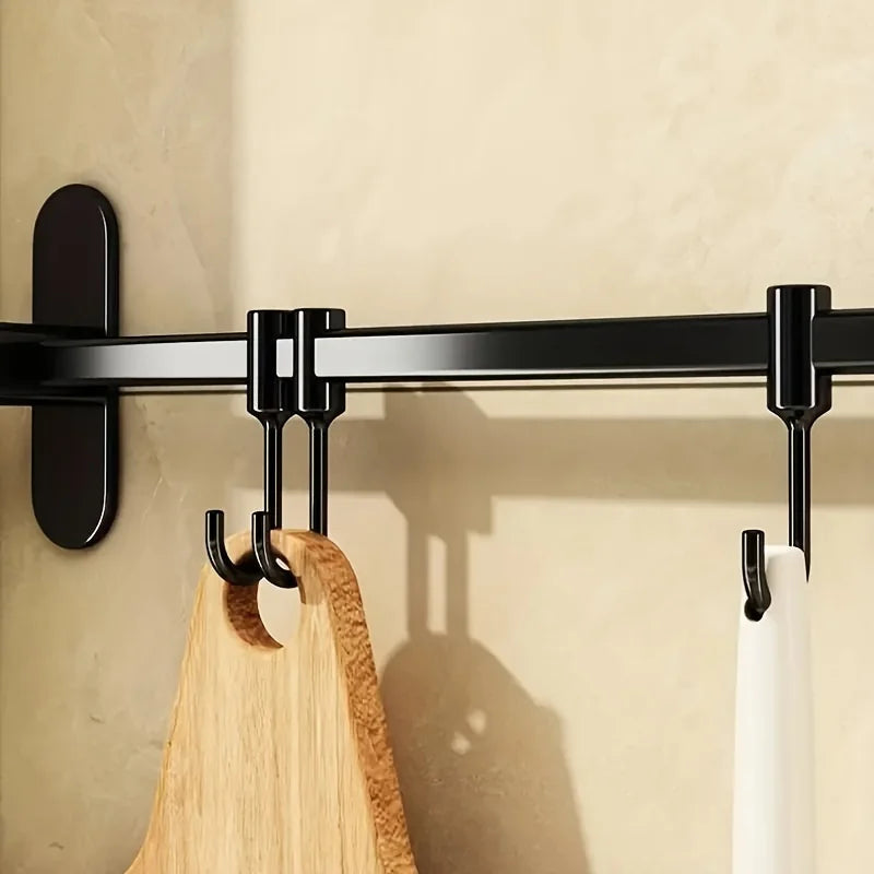 CookEase Kitchen Wall Shelf – Multifunctional Organizer for Lids, Spatulas & Kitchen Utensils Bowlift