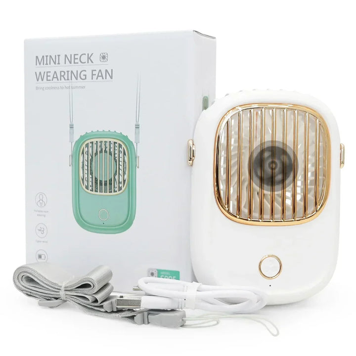 BowLift | CoolBreeze AeroLynx | Mini Fan | 3-in-1 Portable | Rechargeable & Compact