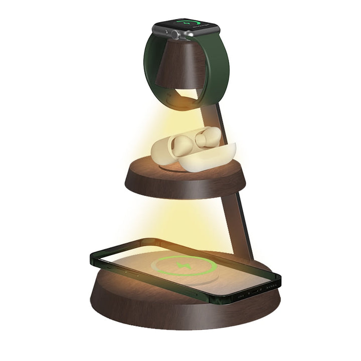 BowLift | Desktop Powerhouse Multi-Device Wireless Charger Stand