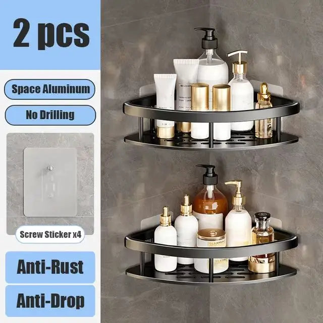 Shower shelf without drilling aluminum | Bowlift