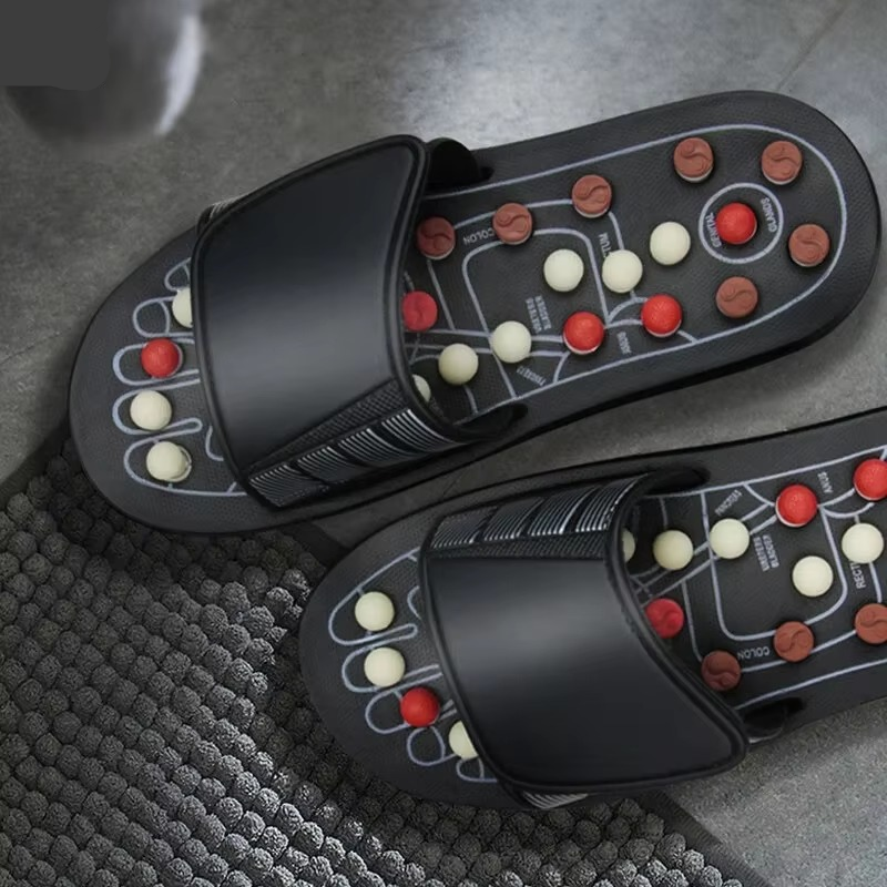 BowLift | Foot Massage Slippers with Pebble Acupressure Therapy