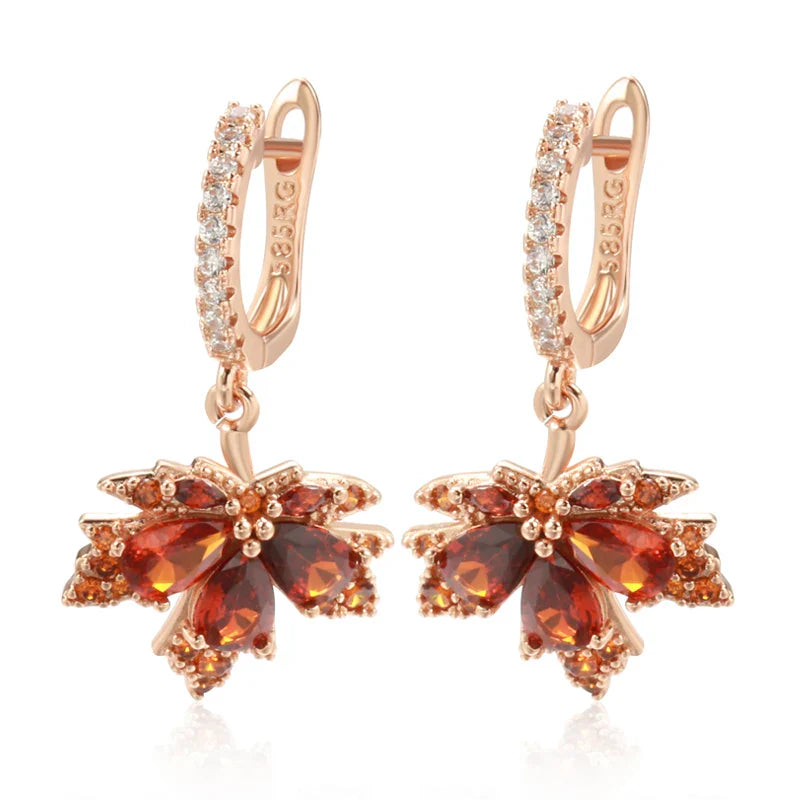 BowLift | Dainty Autumn Maple Leaf Earrings