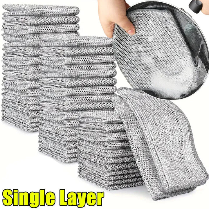 Metal scouring cloth – Double-sided for kitchen | Bowlift