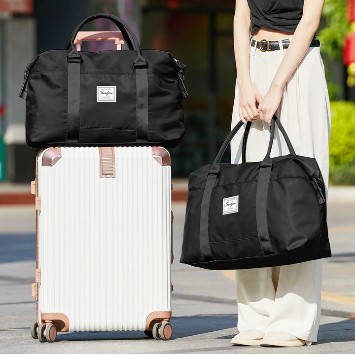 BowLift | Aerovigo Travel Bag Hand Luggage 40x20x25 | Large Capacity | Weekend Bag for Short Trips | Flight Compliant Cabin Bag