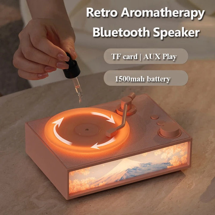 Vintage Design & LED Mood Lighting Wireless Aromatherapy Speaker | Bowlift