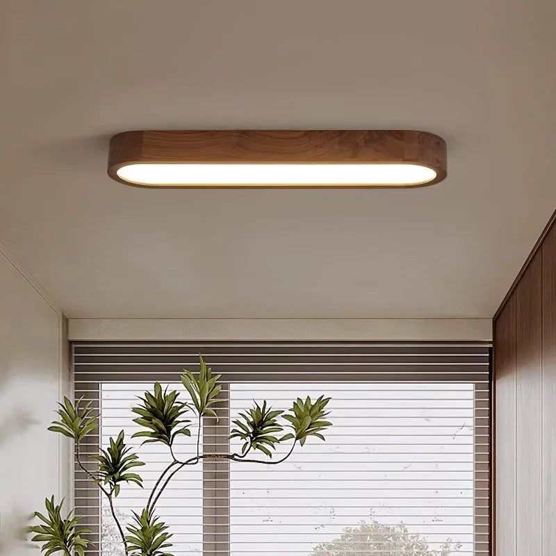 BowLift | Energy-saving Wooden LED Ceiling Lamp
