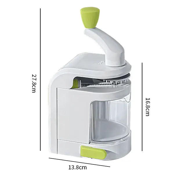 BowLift | SpiraChef Vegetable Spiralizer | 5-in-1 Spiralizer & Slicer | With Suction Foot & Foldable Design | For Zoodles, Vegetables & Fruits