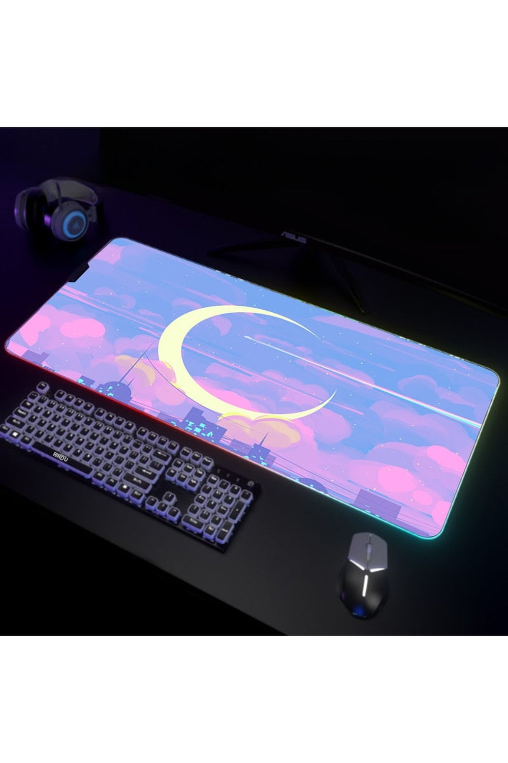 LED Gaming Mouse Pad | Bowlift
