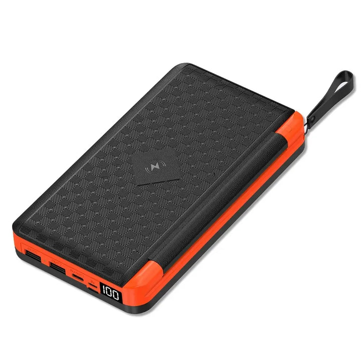 BowLift | Solar Powerbank VoltMate Flip 15W | 10,000/20,000mAh | Wireless Qi Charging | Solar Panel Foldable | Waterproof & Shockproof