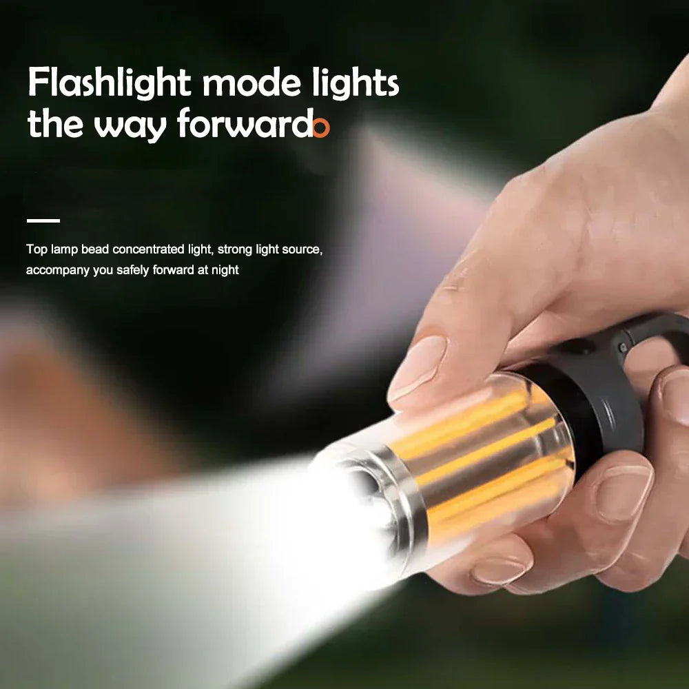 BowLift | Lumenity Camping Lamp | 360° Light & Power Bank | Solar & USB-C | Compact & Rechargeable