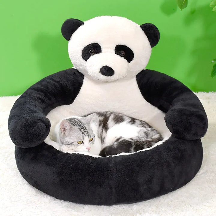 Samiya – Luxury Plush Cat Bed for Sleeping Comfort Bowlift