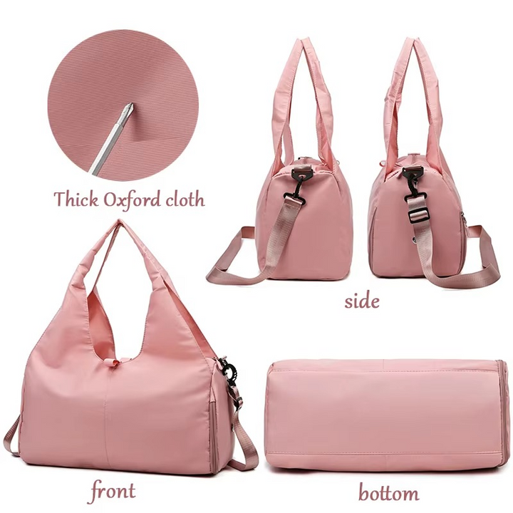 BowLift | Women’s Waterproof Sport and Travel Duffel Bag with Shoe Compartment