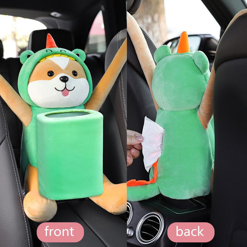 BowLift | Cute Cartoon Animals Car Tissue Box