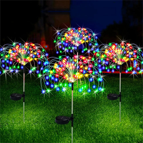 LED Solar Firework Fairy Outdoor Pathway Lights | Bowlift