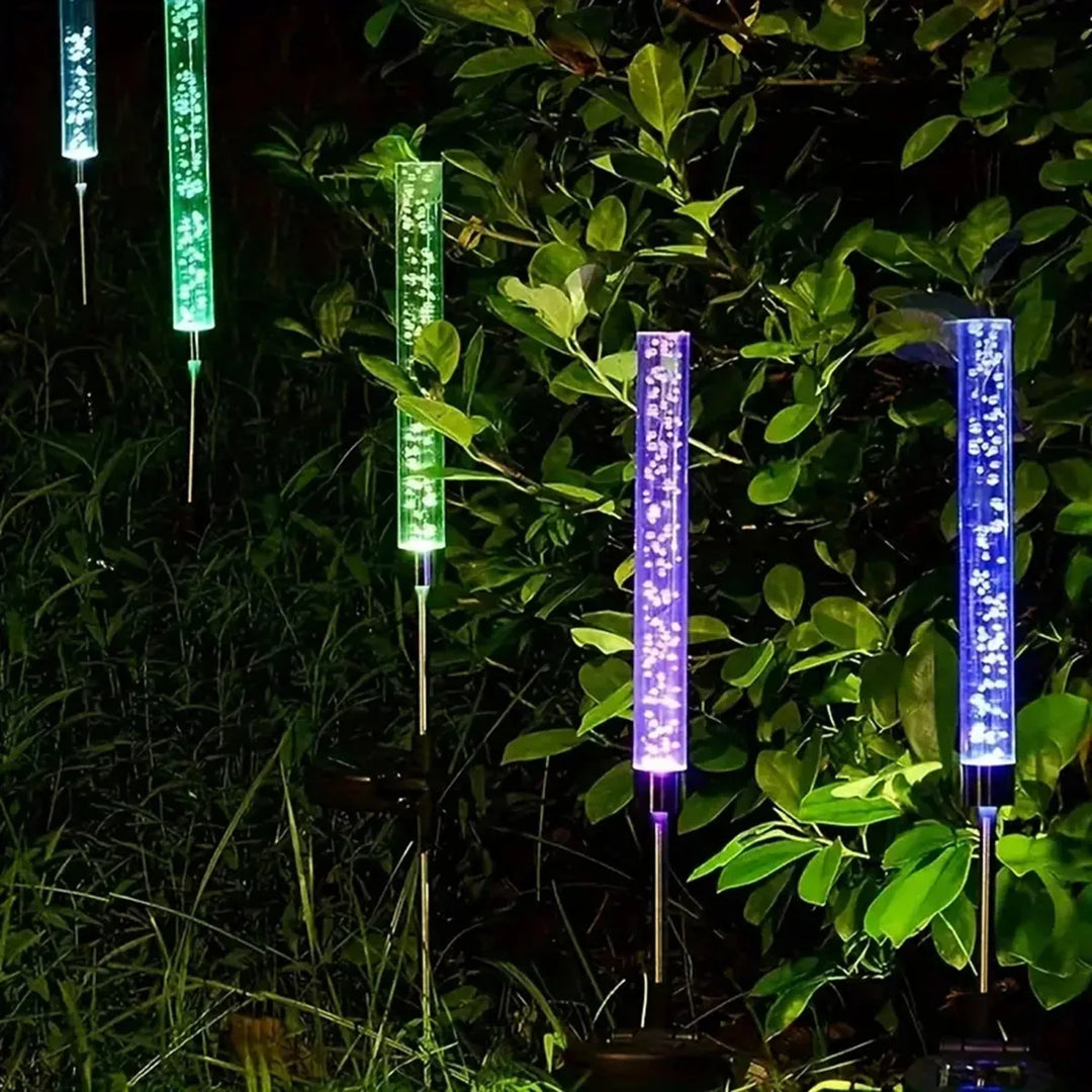 BowLift | LumaFlair Solar Garden Light | Color Changing LED | Weatherproof | With Ground Spike