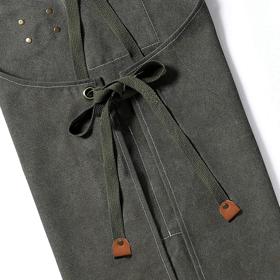Canvas apron with pockets, adjustable, Unisex | Bowlift