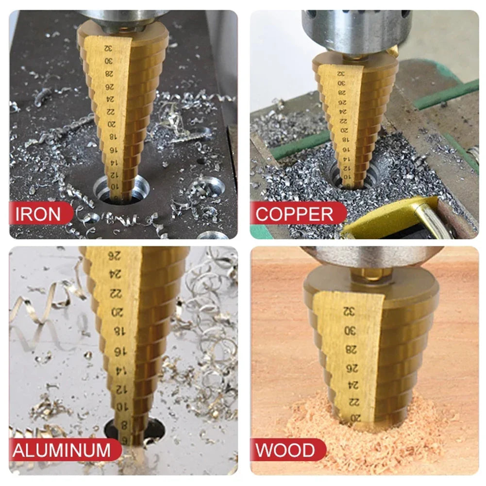 BowLift | Titanium Coated Wood and Metal Drilling Set