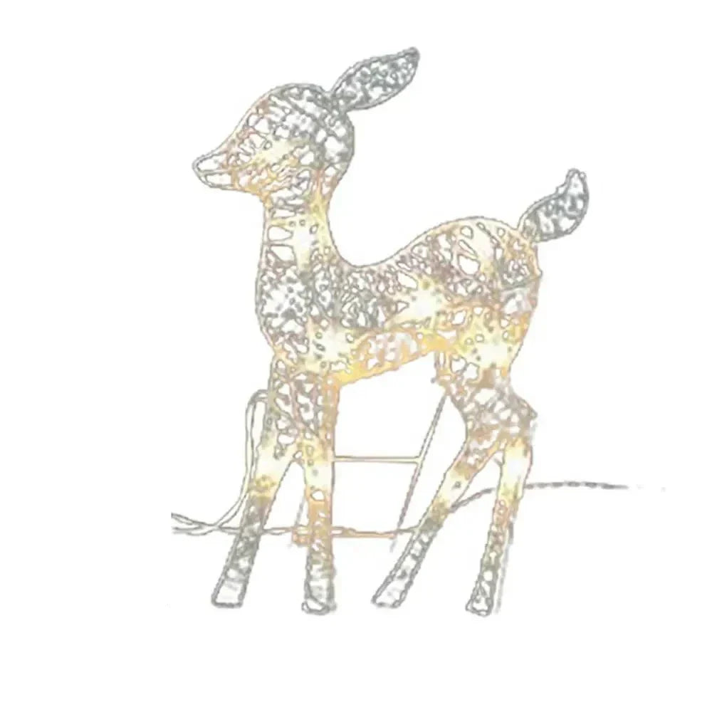 BowLift | Christmas Lights Outdoor Reindeer Decoration Set