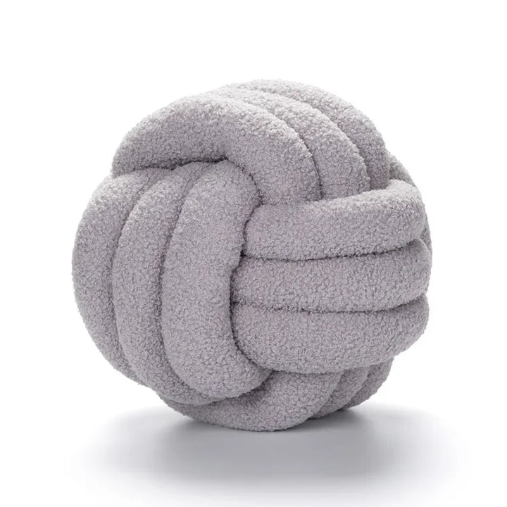 Boucle Rope Knot Ball Cushion | Bowlift