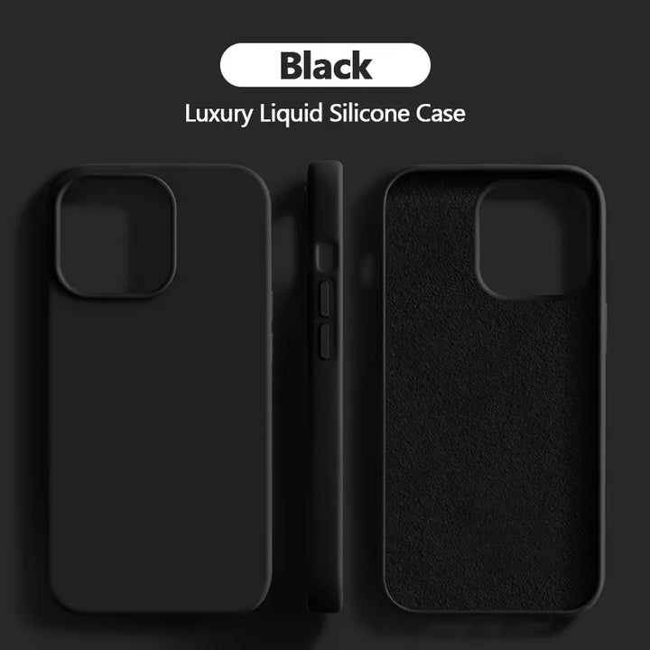BowLift | Liquid silicone case shockproof for iPhone 15 14 13