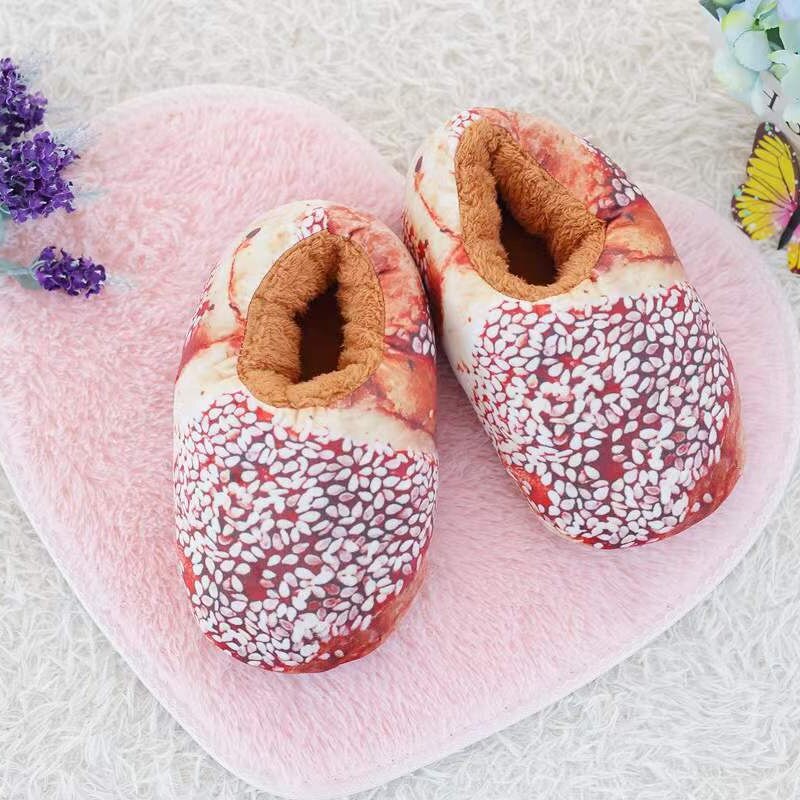 BowLift | Creative Toast Bread Winter Slippers