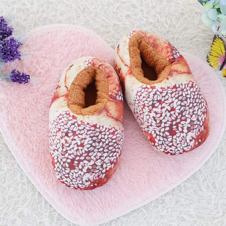 BowLift | Creative Toast Bread Winter Slippers