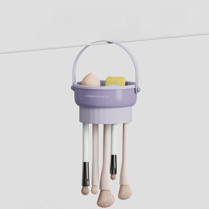 BowLift | Easy Makeup Cleaning Brush Organizer Storage Box