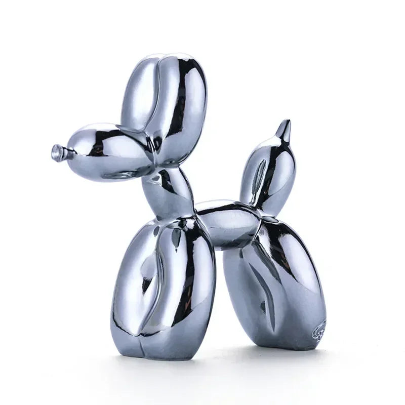 BowLift | Nordic Balloon Dog Sculpture Resin Animal Ornament Art Sculptures and Figures Craft Home Decoration Room Desktop Accessories