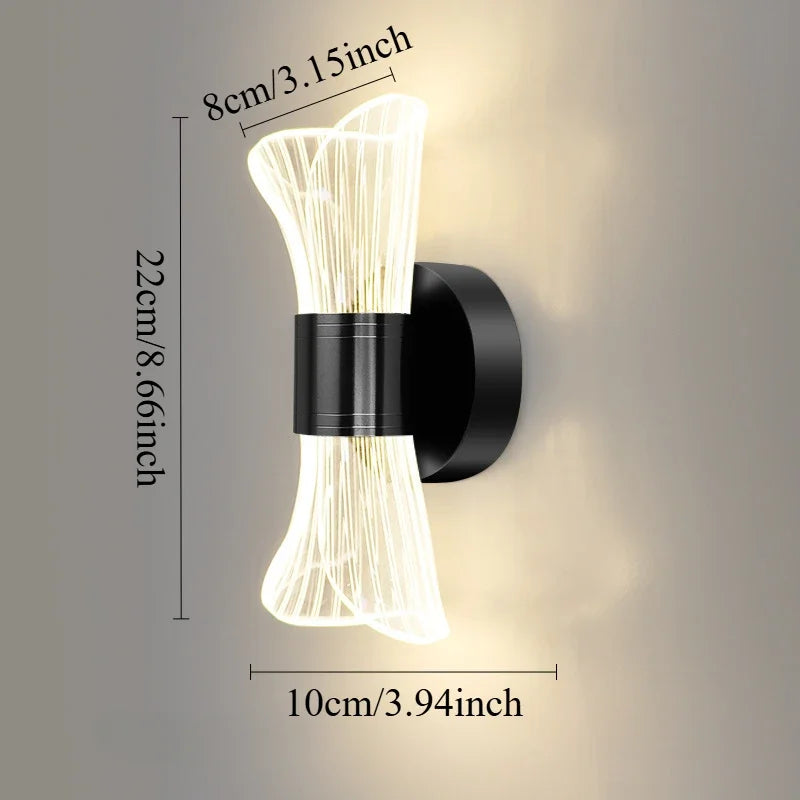 GlowCurve – Elegant LED Wall Lamp for Bedroom and Living Room Bowlift