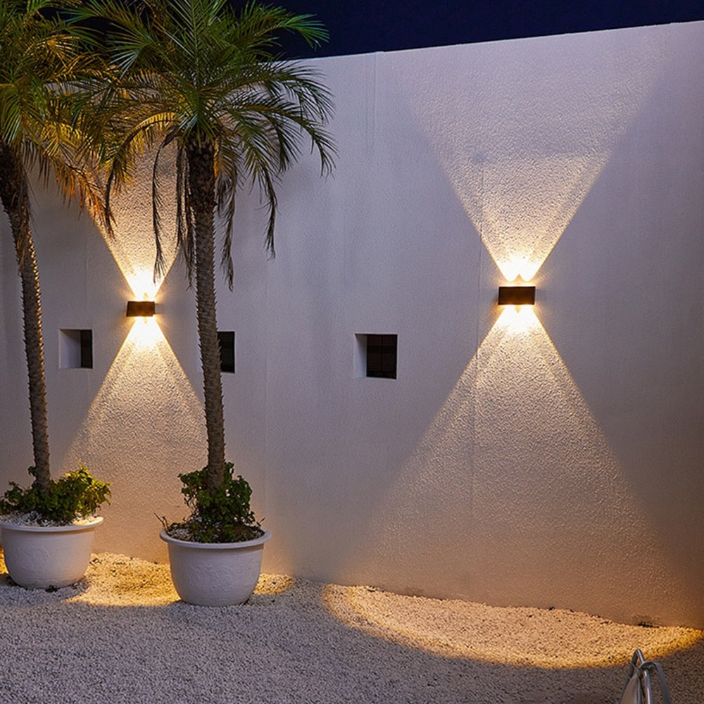 BowLift | Solar LED Up/Down Outdoor Wall Light Waterproof