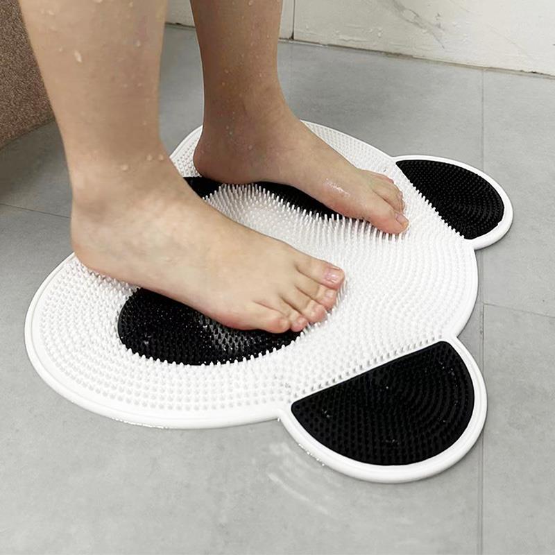 BowLift | Panda Pattern Non-Slip Massage Bathroom Mat