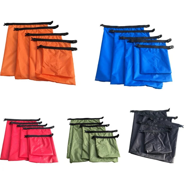 BowLift | Dry Bag Set Sealon | Waterproof & Sandproof | 5-Piece Set (1.5L–6L) | For Travel, Beach & Outdoor