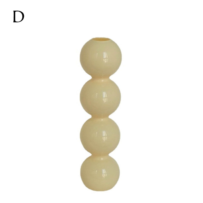 Ivory Glass Candleholder | Bowlift