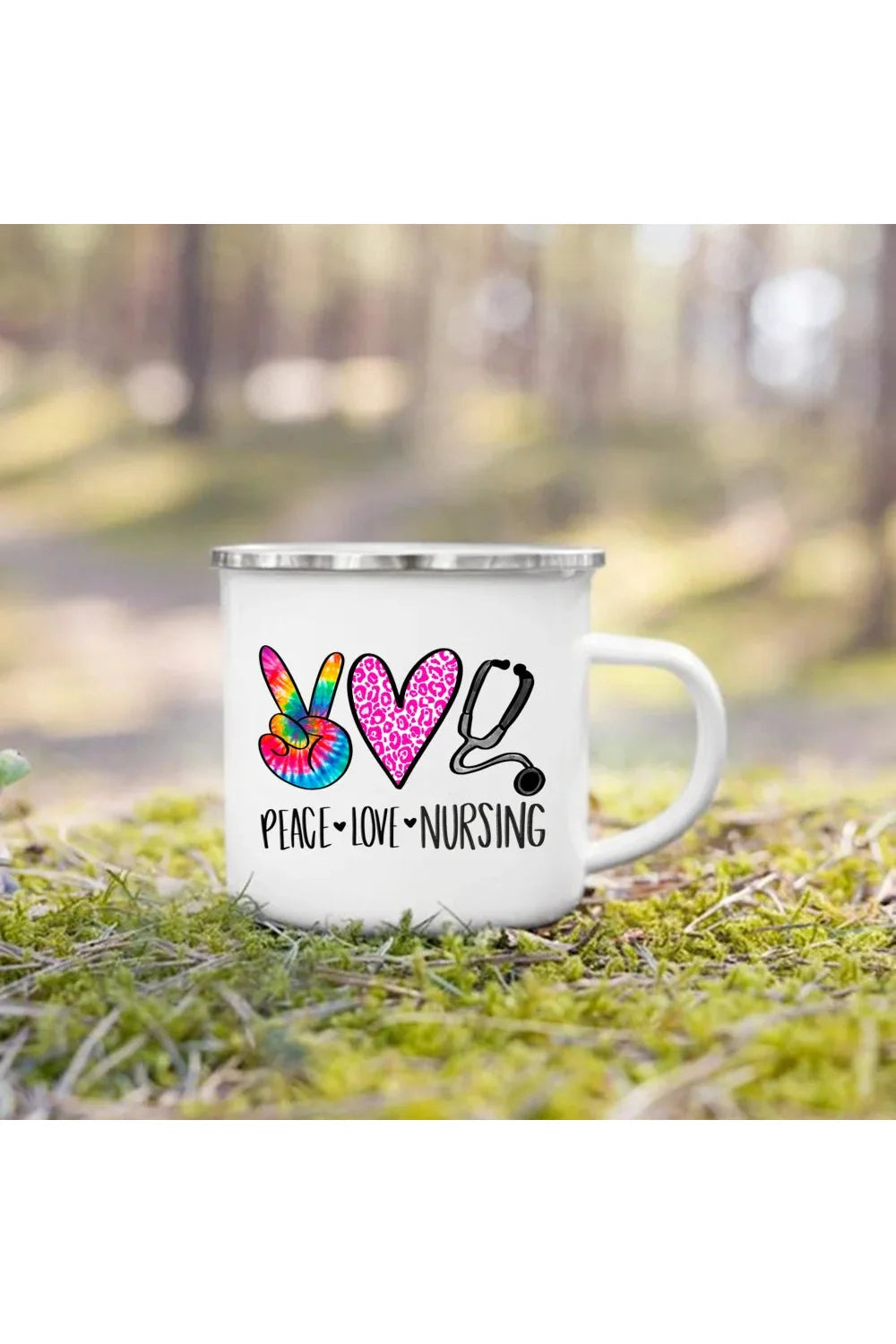 Life Enamel Coffee Mug | Bowlift