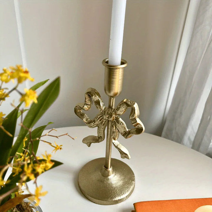 French Wrought Iron Candle Holder | Bowlift