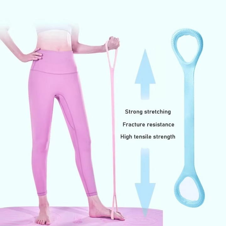 BowLift | 8-Pack Resistance Bands for Arms, Back, and Shoulder Training – Elastic Bands for Yoga, Pilates, and Physical Therapy